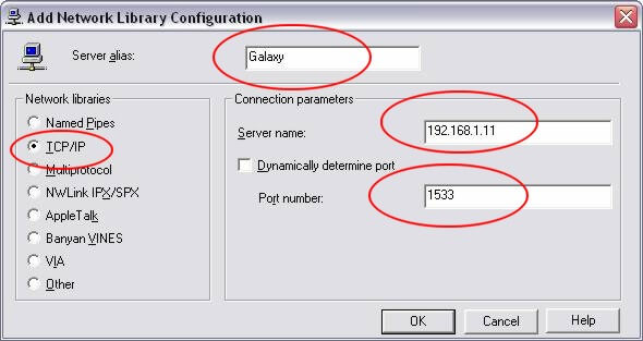 Connect Microsoft SQL 2000 Database by Using Enterprise Manager