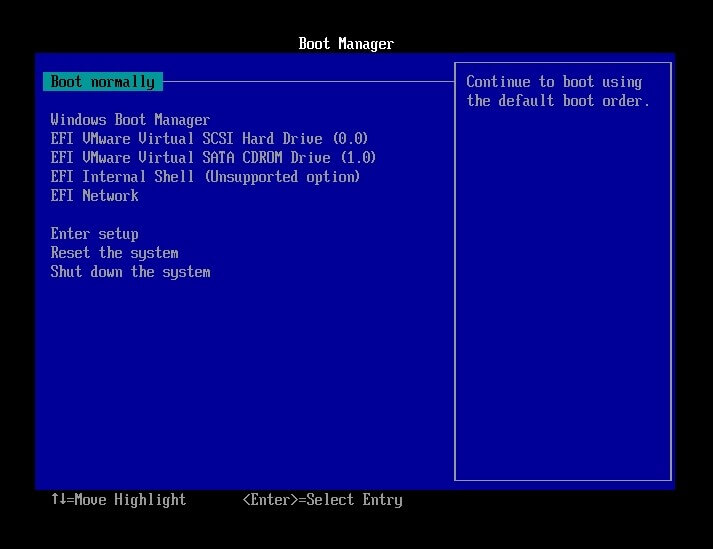 Boot Manager