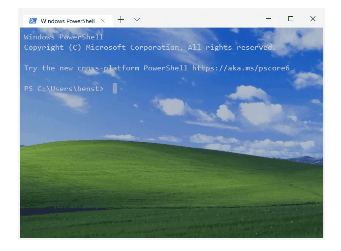 Windows Terminal- background Windows Terminal be changed