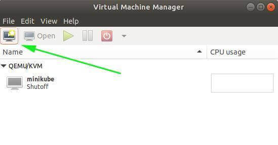 New Virtual Machine in virtual machine manager